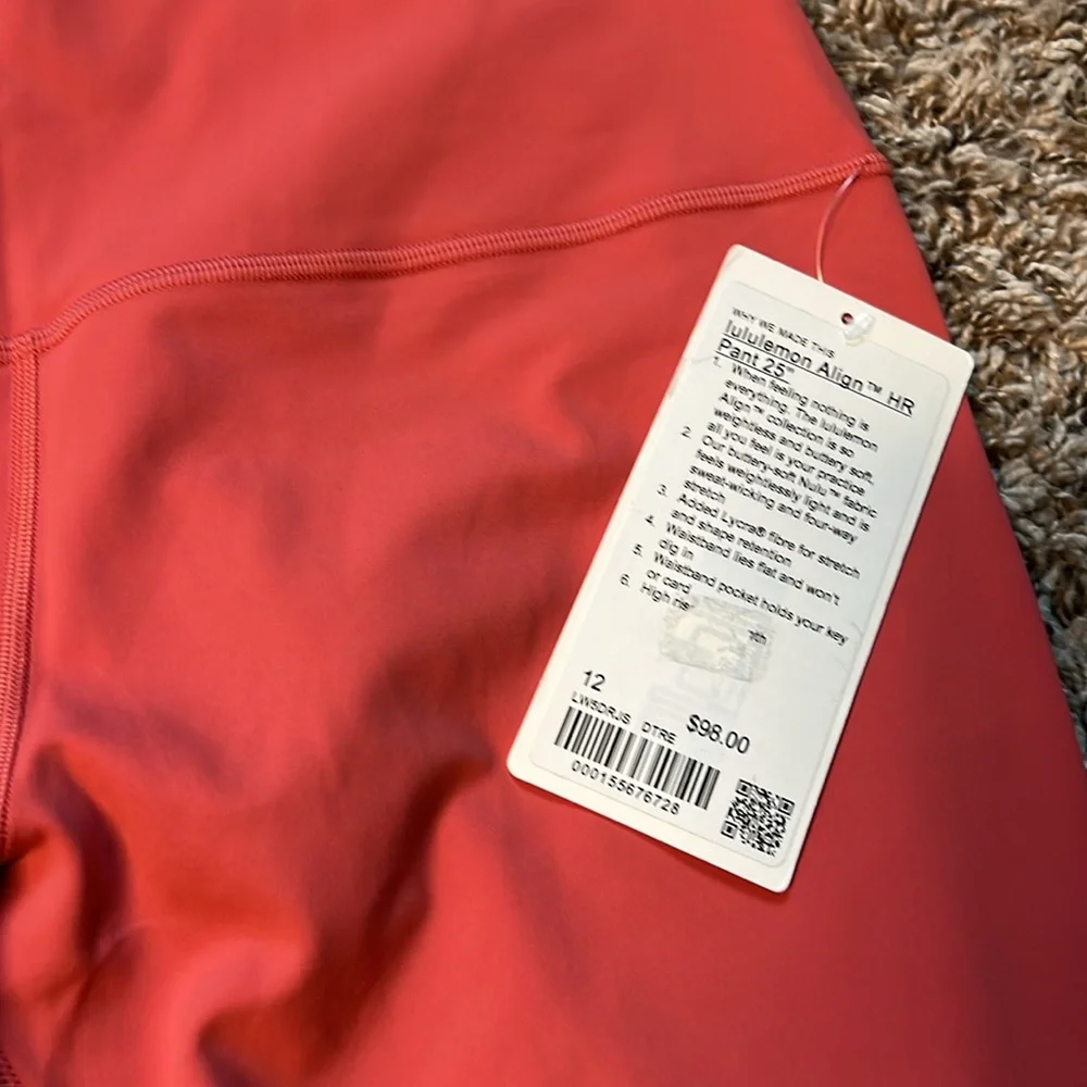 Lululemon Align High Rise Legging 25” - Picture 3 of 5